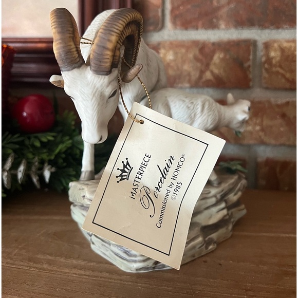 Rare Vintage 1984 Homco
Masterpiece Porcelain Goat
Statue - Picture 2 of 10